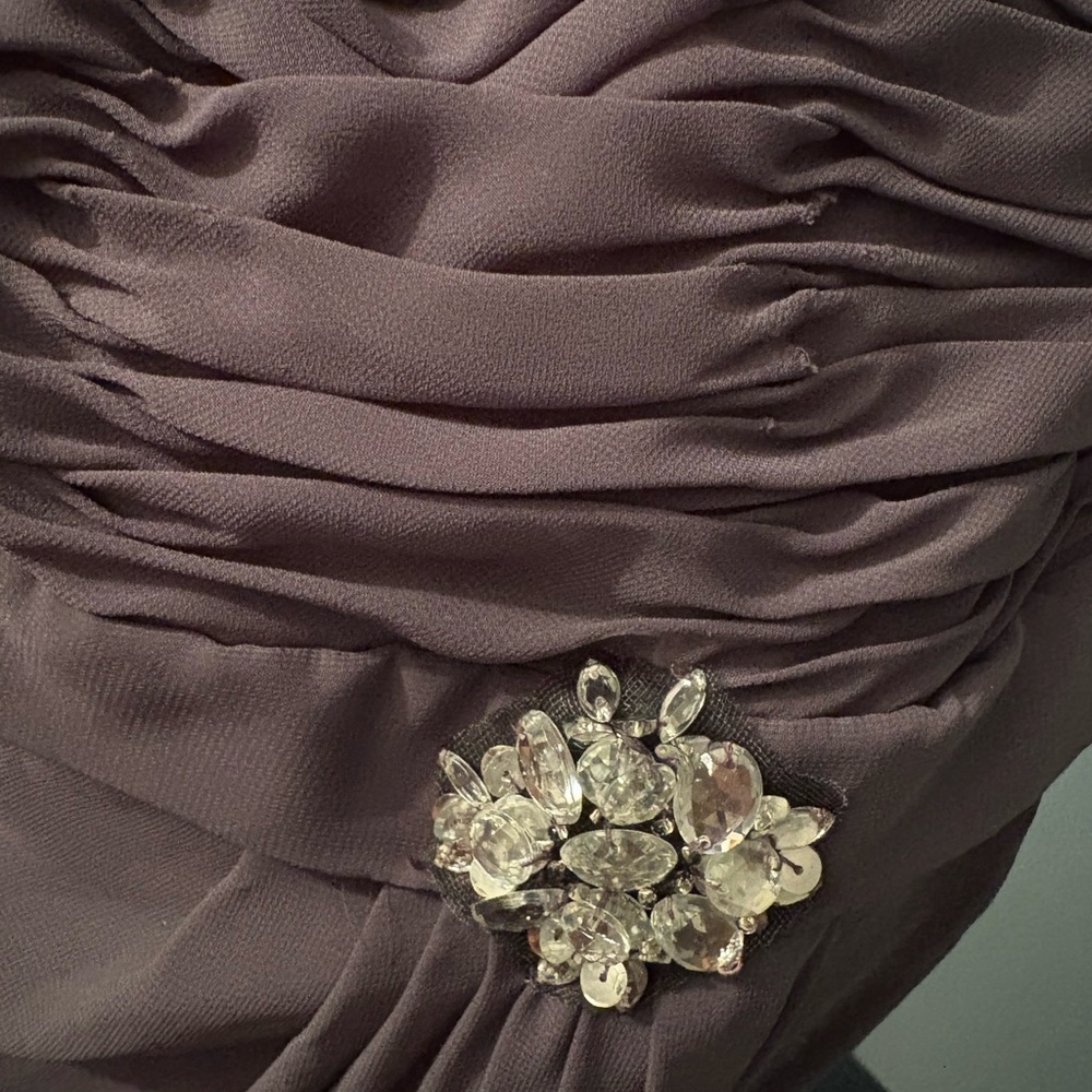 Elegant Gray Evening Gown, Mother of Bride or Groom Dress 12 - Picture 3 of 10